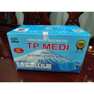 TP-Medi mask. 4 antibacterial layers. 1 box of 50 pieces. Genuine products from Thanh Phat Medical S