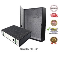 (10pcs)ABBA BOX FILE (75MM) / 3 Inch Box File / Box File With Clip / File Storage / Document Box / A