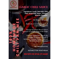 Garlic Chili Sauce （蒜米辣椒酱）或（板面辣椒酱）-300g / Mala Chili Oil Paste（麻辣拌面酱） 300g