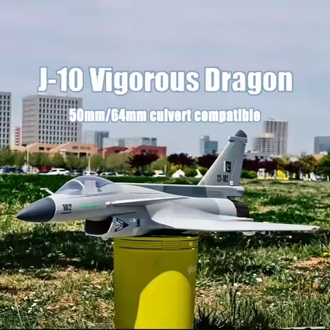 SH-EAGLE MODEL J-10 Vigorous Dragon RC Fighter Trainer Jet 50mm 64mm EDF Compatible Fixed Wing RC Ai
