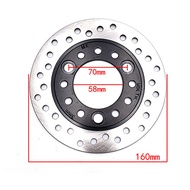 Motorcycle Brake Disc 160mm 70mm Aperture For Honda DIO ZX 50 DIO50 AF18 AF27 AF28 AF34 AF35