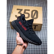 Yeezy 350 Boost V2 Men's and Women's Sports Running Shoes Black/Red