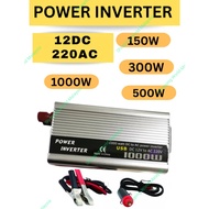 POWER INVERTER 150W/300W/500W/1000W (With USB PORT) DC 12V To AC 220V Car Power Inverter