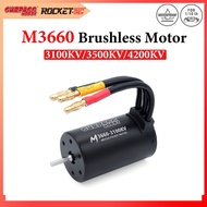 SURPASS HOBBY M3660 3100KV 3500KV 4200KV Waterproof Brushless Motor 3.175mm Shaft For 1/10 RC Car Tr