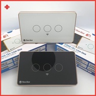 Công Tắc Thông Minh Wifi Rạng Đông - Công Tắc Cảm Ứng 1234 Nút Điều Khiển Hẹn Giờ Từ Xa Qua App Giọn