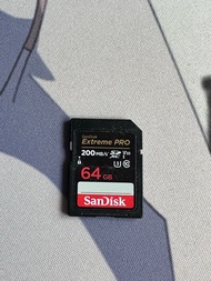 SanDisk Extreme PRO 64GB 200MB/s SDXC 記憶卡