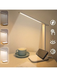 1 件 3 級可調光 Led 可折疊檯燈,適用於臥室、客廳、閱覽室、書桌、辦公室等。