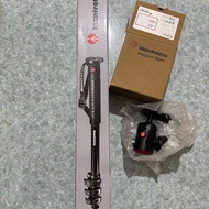 放 Manfrotto 攝影單腳架及雲台 一套買可平