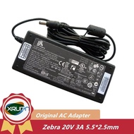 Genuine 20V 3A 60W 5.5x2.5mm FSP060RPBA AC Adapter For ZEBRA Printer TLP2844 LP2844 GK888TT 888TT LP