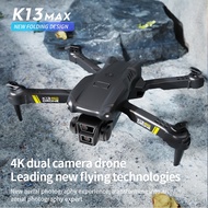 Ready Stock K13 MAX Drone With 4K Dual Camera Professional Foldable Portable WiFi FPV Murah For Kids