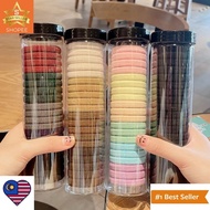 (MW)20Pcs / Box Korean Style Canned Colorful High Elastic Rubber Band Hair Tie / Simple Ponytail Hol