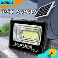 UORRIS Solar Flood Light 8000W Lampu Solar Outdoor Waterproof lampu solar Flood Lamp