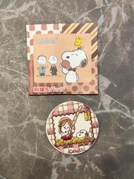 Peanuts Snoopy Peppermint Patty 花生漫畫 刺繡襟章 盲袋 已拆