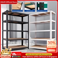 Metal Rack Storage Shelf Adjustable Rack Boltless Shelf Shelving Living Room Rack Wooden Board Rack