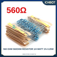 560 ohm 560ohm Resistor 1/4 Watt 1% 0.25W