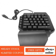Alwaysonline Half  Ergonomic Design One Handed USB Wired For