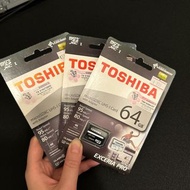 東芝 64GB EXCERIA PRO™ M401 microSD記憶卡 UHS-I U3 4K拍攝