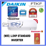 DAIKIN 1.0HP STANDARD INVERTER R32 AIR-CONDITIONER FTKF SERIES BUILD-IN WIFI 1HP (GIN-ION) (FTKF25B/RKF25A-3WMY-LF)