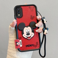 Casing Vivo Y93 Casing Vivo Y91c Casing Vivo Y1s Casing Vivo Y93s Casing Textured Leather Cute Compa