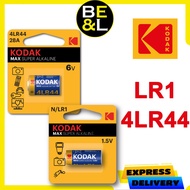 Original Kodak LR1 / 4LR44 Max Super Alkaline 1.5V Battery | 1pc ( 28A / N Size )