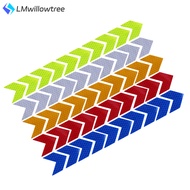 LMwillowtree 10pcs/set Arrow Reflective Car Body Sticker Waterproof Safety Warning General Car Body Reflective Sticker