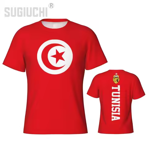Tight Sports T-shirt Tunisia Flag Tunisians 3D For Men Women Tees jersey Clothes Soccer Football Fan