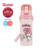 Skater不鏽鋼直飲保溫水壺/ 470ml/ 美樂蒂與弗蘭多
