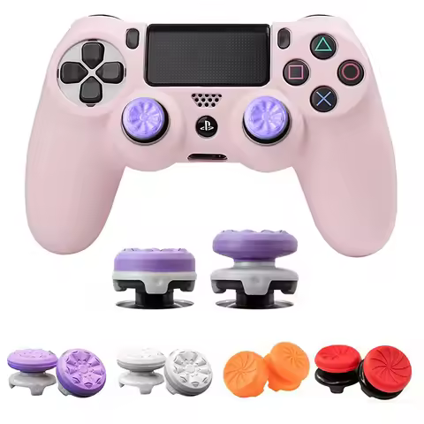 2pcs/set Video Games Silicone Thumb Grip For Ps4/5 For Playstation 5 FPS Joystick Booster Cap Video 