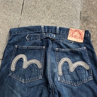 celana jeans evisu denim second original