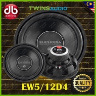 1pc Db Drive EW5/12D4 12″ 4Ω Dual Voice Coil Car Subwoofer
