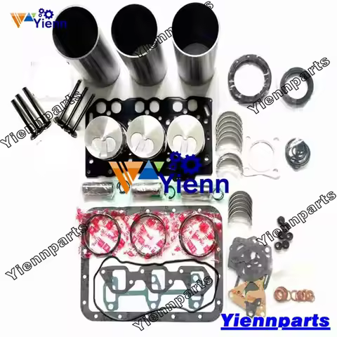 3TNE66 Overhaul Rebuild Kit With Valve For Yanmar Cylinder Liner Piston Kit Desiel Parts Combine Har