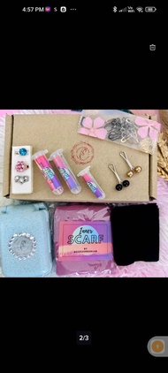 SET HADIAH HARI GURU TEACHERS DAY SET TRAVEL PIN BOX INNER TUDUNG BERTALI CLIP BROOCH VIRAL HARI RAY