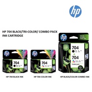 ORIGINAL HP 704 Ink Cartridge BLACK / COLOUR
