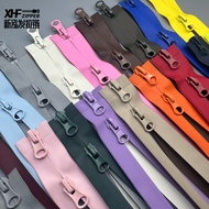 Zip jaket, zip jaket ski, zip pakaian luar, zip kalis air, zip nilon dua hala No. 5 anti-warna terba