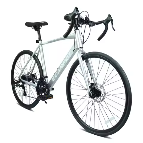 Road Bike 700C×28C Aluminum Frame 16-Speed Disc Brake Drop Handlebar Clincher Tire Road Bicycle for 