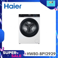 HAIER เครื่องซักผ้าฝาหน้า 8KG INVERTER สีขาว รุ่น HW80-BP12929
