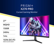 PRISM+ X270 PRO | 27'' 240Hz 1ms | 1500R Curved WQHD AMD FreeSync™ Premium Gaming Monitor [2560 x 14