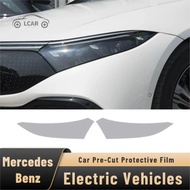 For Mercedes Benz EQA EQC EQE EQS PPF Car Headlight Protection Tint Film TPU Styling Black Transpare