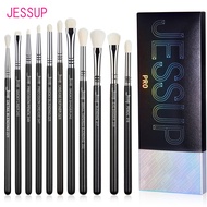 Bộ cọ phấn mắt Jessup Bộ cọ trang điểm chuyên nghiệp 11 món Cọ tán phấn tổng hợp cao cấp T340