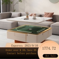 NEW Coffee Table Mahjong Table Dining Table Integrated Combination Light Luxury Modern Square Lifting Wisdom Multi-Fun