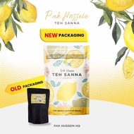 Promo Teh Sanna Lemon Stevia Pak Hussein New Packaging, Daun Sanna Asli Tanah Arab Free Detox Kaki
