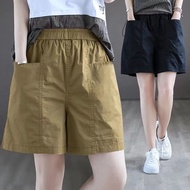 Women's Summer High Waist Casual Loose Fit Short Pants
