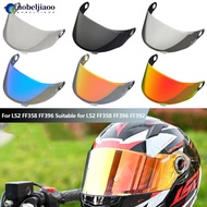 NOBELJIAOO Full Face Motorcycle Helmet Visor Multi-coloroptional Lens Helmet Visor for LS2 FF358 FF3