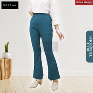 QAYRAA Seluar Palazo POCKET Botcut Slimfit LAICI / Ladies Bootcut Palazzo Casual Pants - Free Size