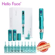 Original Dr. pen Ultima A6S With 12 Cartridge Wireless Professional Derma Pen Skin Care Device Micro