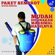 ELECTRIC SPRAYER AND SPRAYER BOOSTER SAVING PACKAGE PRODUCES MORE FOG AND EVEN OUT