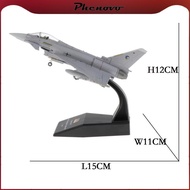 [Phenovo] 1/100 Scale EF-2000 Fighter Helicopter Metal Model Aircraft Decoration