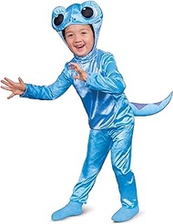 Disguise Disney Frozen 2 Bruni Salamander Costume for Kids, Classic Dress Up Jumpsuit, Toddler Size Small (2T) Blue (112849S)