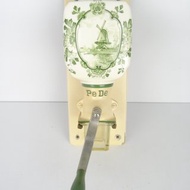 復古荷蘭 Pede Zassenhaus 咖啡研磨機 綠色古董手動德爾夫特磨豆機