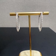 WG94- Diamond Earring with 18K White Gold